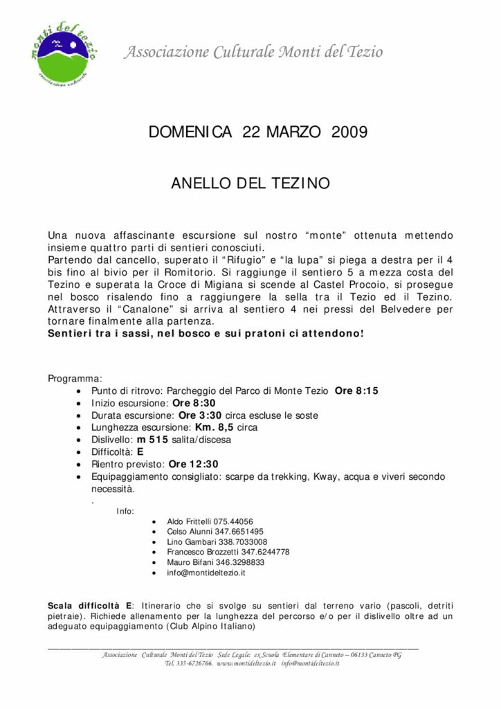 thumbnail of Anello del Tezino