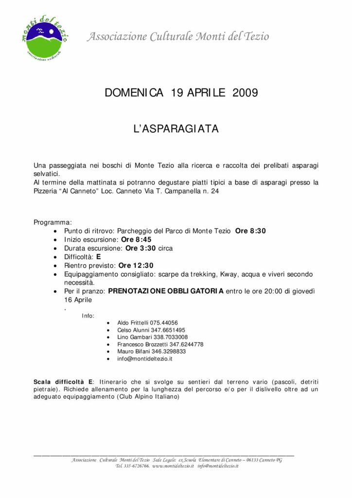 thumbnail of Asparagiata 2009
