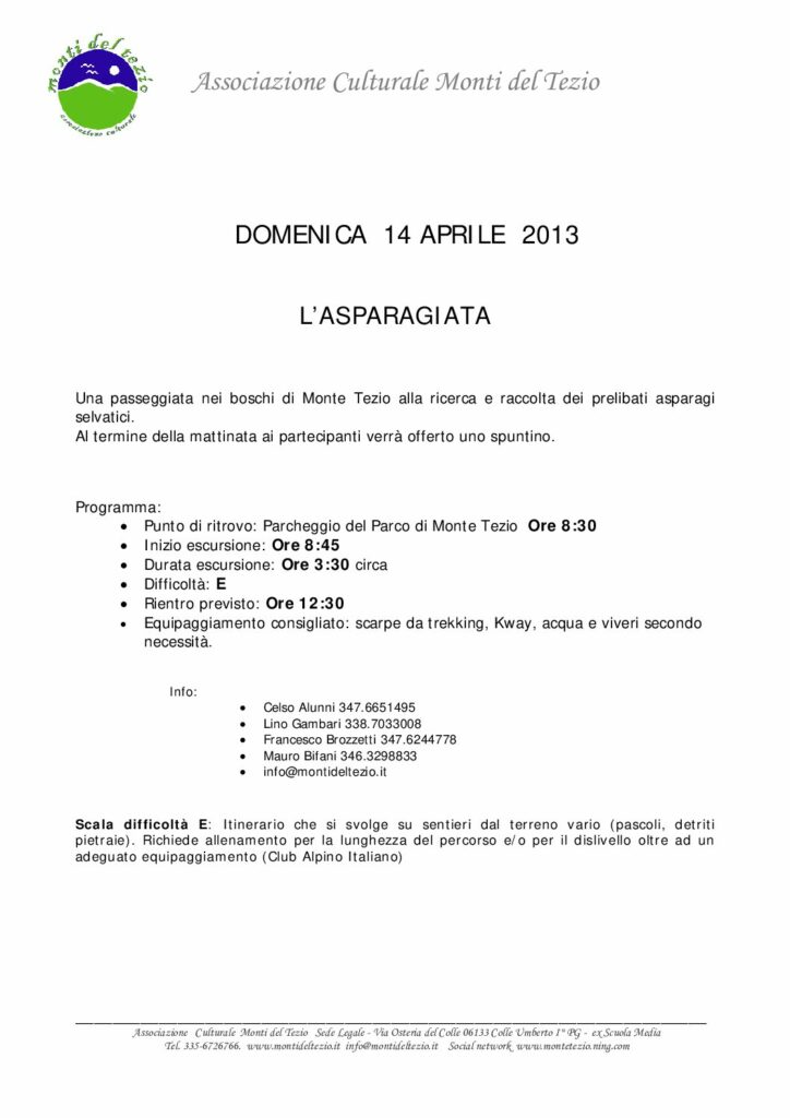 thumbnail of Asparagiata 2013