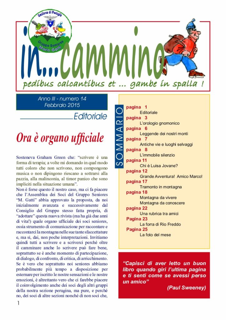 thumbnail of In…Cammino n.14