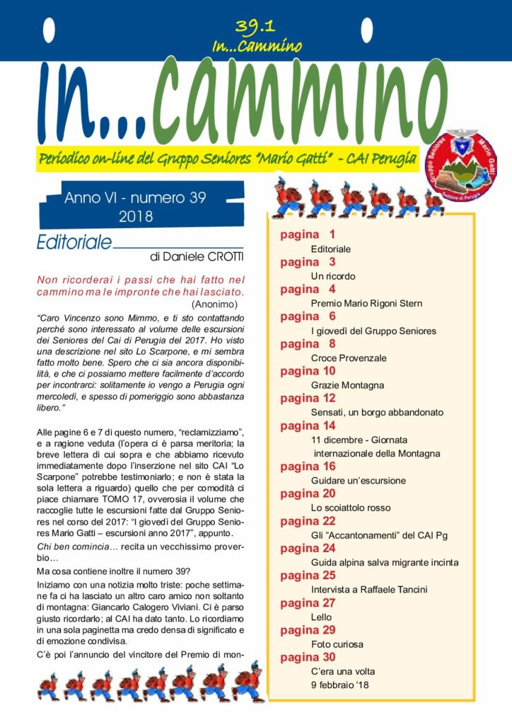 thumbnail of In…Cammino n.39