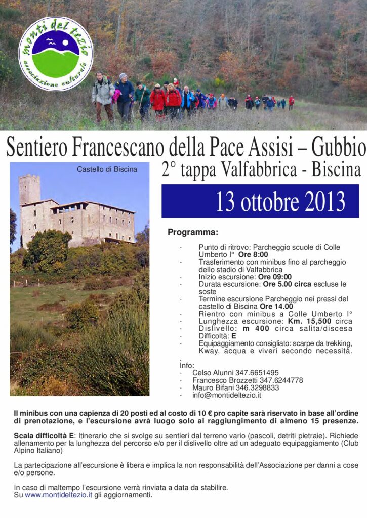thumbnail of Sentiero Francescano – 2a tappa